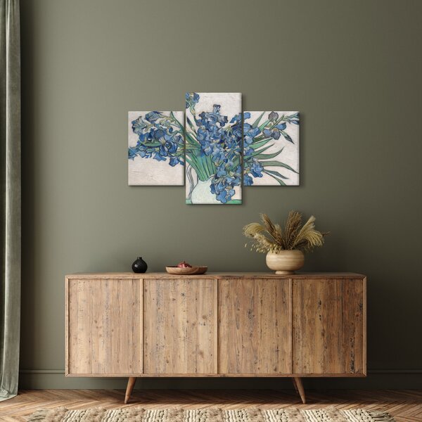 Obraz - Vincent van Gogh, Irises, reprodukcia (90x60 cm)