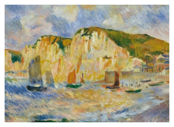 Obraz - Auguste Renoir, Sea and Cliffs, reprodukcia (70x50 cm)