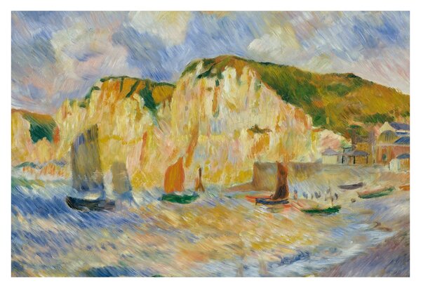 Obraz - Auguste Renoir, Sea and Cliffs, reprodukcia (90x60 cm)