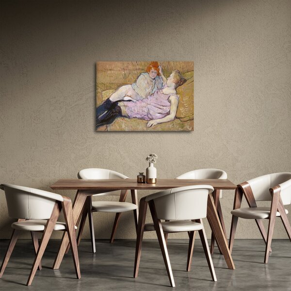 Obraz - Henri de Toulouse-Lautrec, The Sofa, reprodukcia (70x50 cm)