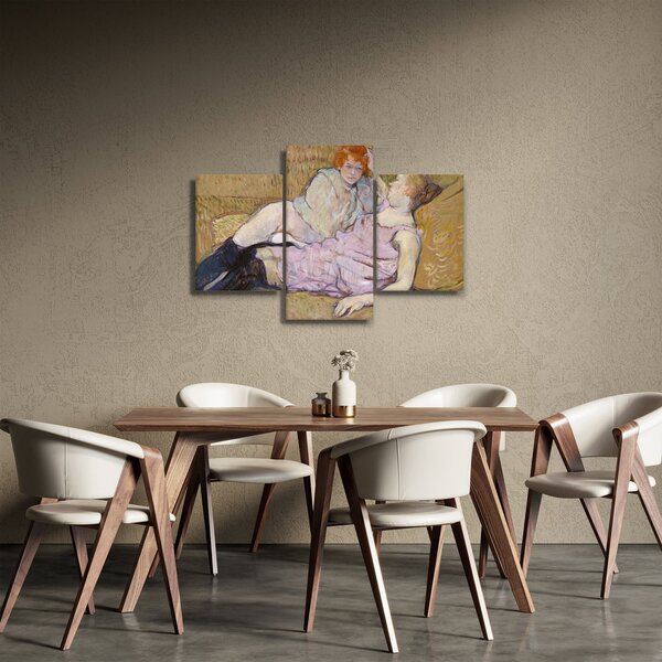 Obraz - Henri de Toulouse-Lautrec, The Sofa, reprodukcia (90x60 cm)