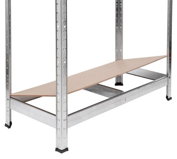 Akcia 9+1 ZDARMA Kovový regál ECONOMY 200x100x40 5 políc - pozinkovaný