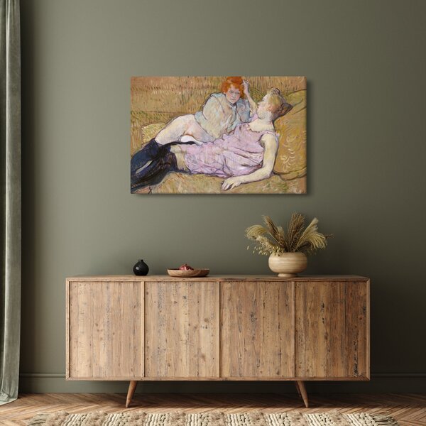 Obraz - Henri de Toulouse-Lautrec, The Sofa, reprodukcia (90x60 cm)
