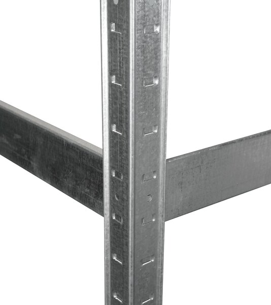 Akcia 9+1 ZDARMA Kovový regál ECONOMY 200x100x40 5 políc - pozinkovaný