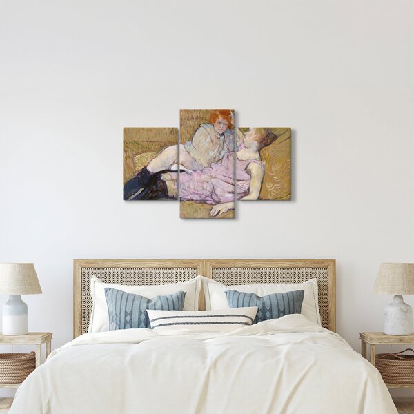 Obraz - Henri de Toulouse-Lautrec, The Sofa, reprodukcia (90x60 cm)