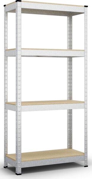 Kovový regál ECONOMY 150x75x30 4 police - pozinkovaný