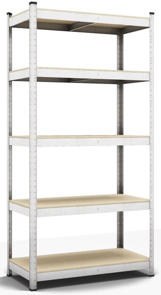 Akcia 9+1 ZDARMA Kovový regál ECONOMY 200x100x40 5 políc - pozinkovaný