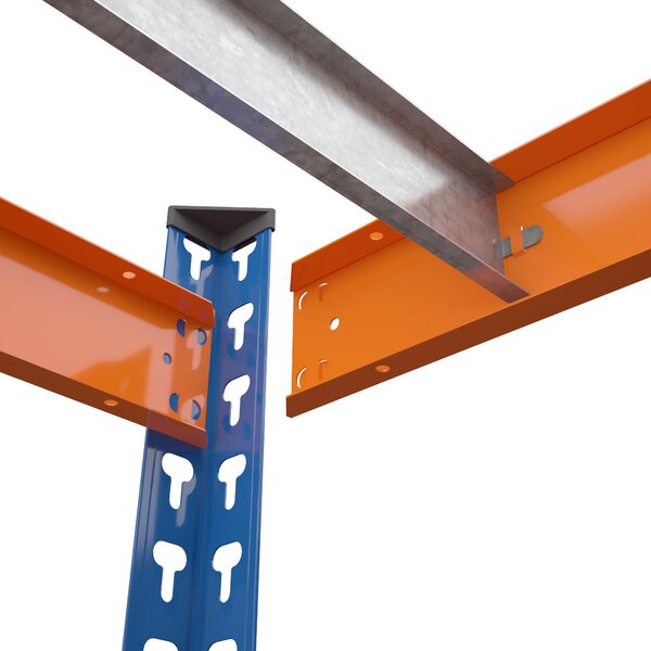 Akciový balíček Kovový regál TITAN 216x140x40 5 políc nosnosť 1500 kg - 3 ks