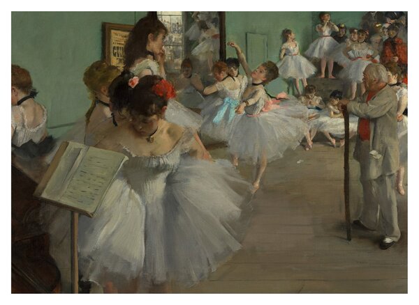 Obraz - Edgar Degas, The Dance Class, reprodukcia (70x50 cm)