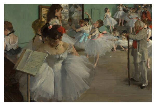 Obraz - Edgar Degas, The Dance Class, reprodukcia (90x60 cm)