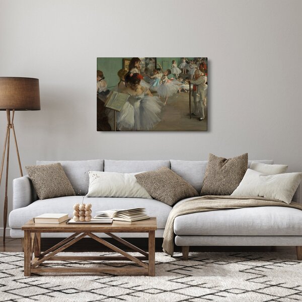 Obraz - Edgar Degas, The Dance Class, reprodukcia (90x60 cm)