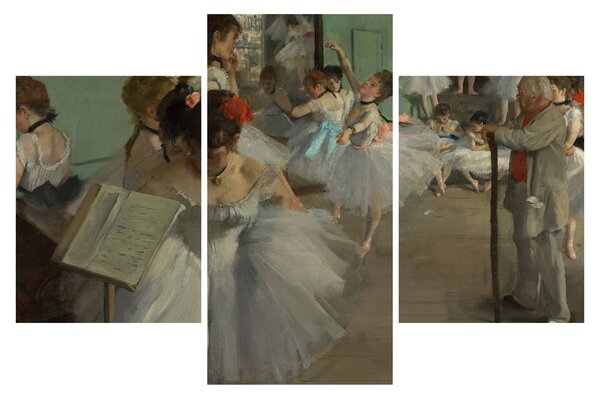 Obraz - Edgar Degas, The Dance Class, reprodukcia (90x60 cm)