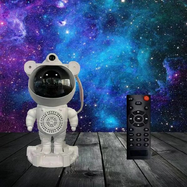 Hviezdny projektor Astronaut, s Bluetooth, s reproduktorom a s diaľkovým ovládaním