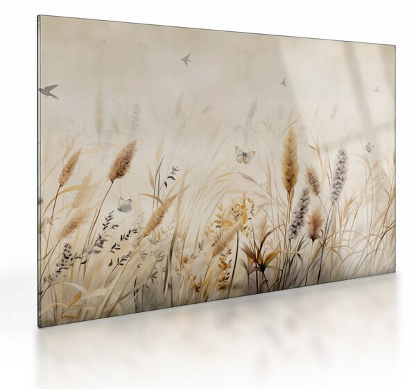 Sklenený obraz - Divoká lúka (70x50 cm)
