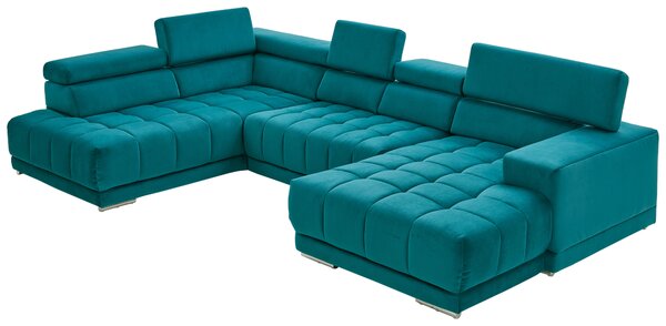 SEDACIA SÚPRAVA, textil, petrolejová Beldomo Speed - Sedačky