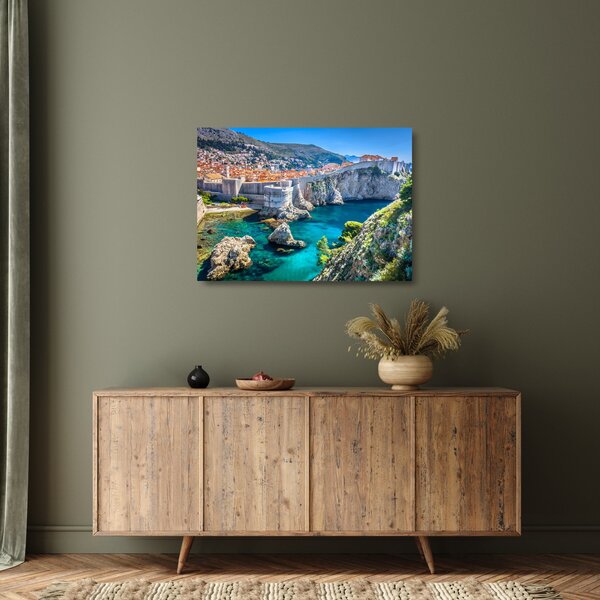 Sklenený obraz - Dubrovník (70x50 cm)