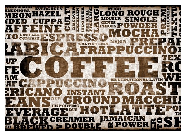 Sklenený obraz - Coffee (70x50 cm)