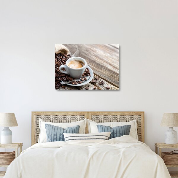 Sklenený obraz - Espresso (70x50 cm)