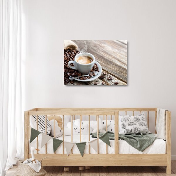 Sklenený obraz - Espresso (70x50 cm)