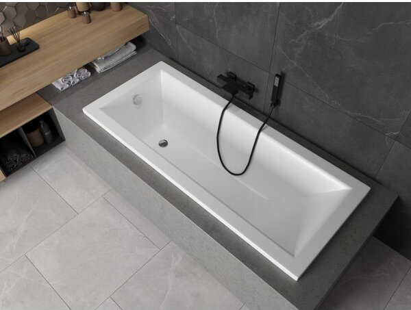 Mexen Cubik obdĺžniková vaňa 120 x 70 cm, biela - 55031207000