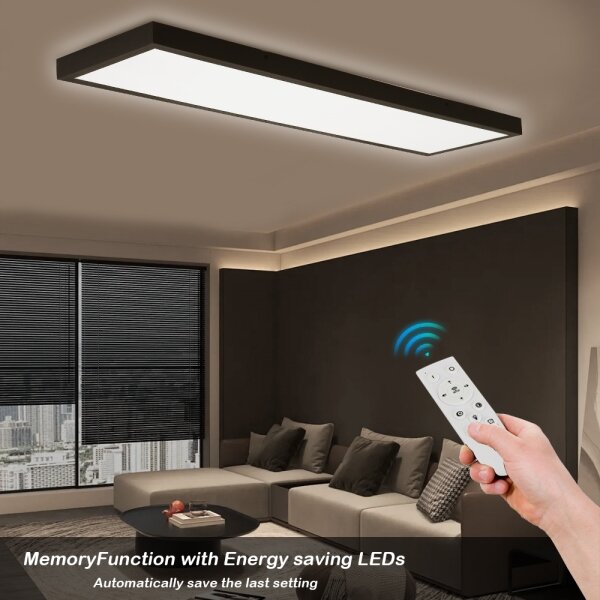 Brilagi-LED Stmievateľné kúpeľňové svietidlo FRAME SMART LED/50W/230V IP44 čierna+DO
