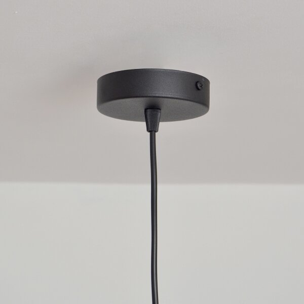 Luster na lanku SORAPIS 1xE27/15W/230V čierna