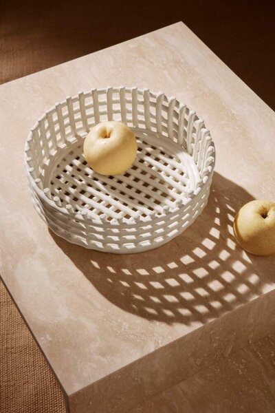 Ferm Living Misa Ceramic Centrepiece, off-white