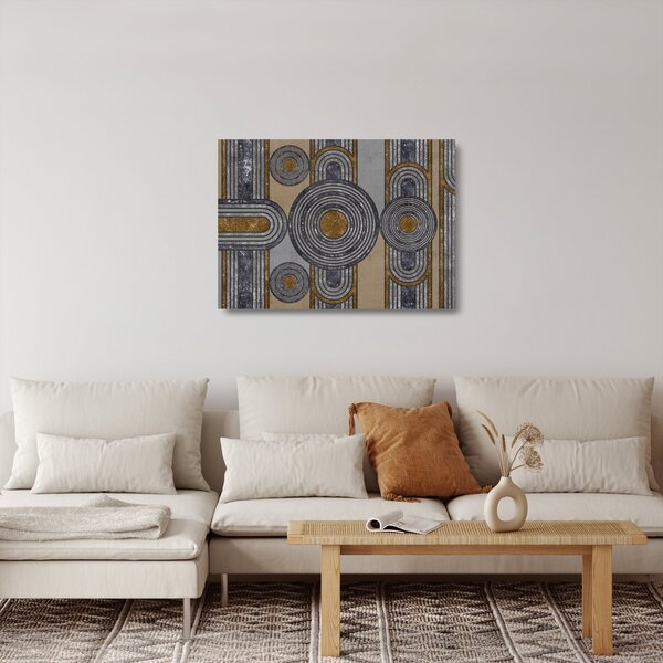 Sklenený obraz - Dekoratívne vzory (70x50 cm)