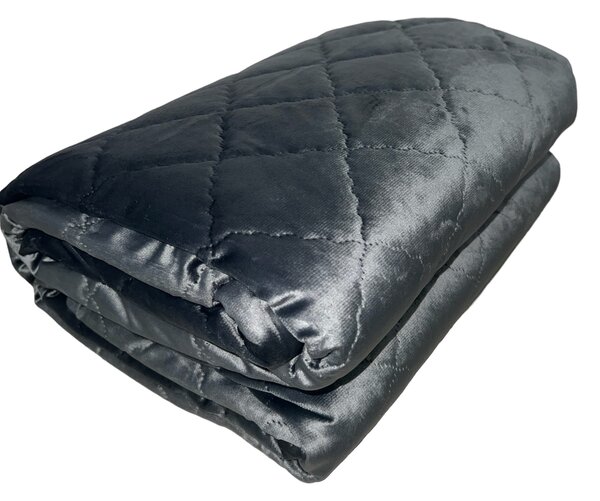 Sendia Textil Jednofarebný prehoz na posteľ 220x240 cm Tmavosivý Rozmer deka-prehoz: 220x240 cm