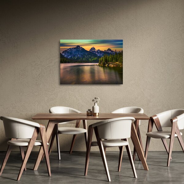 Sklenený obraz - Národný park Grand Teton (70x50 cm)