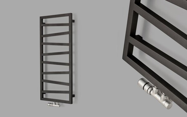 Terma Zigzag 1070x500 vodný/elektrický radiátor RAL9016 SX