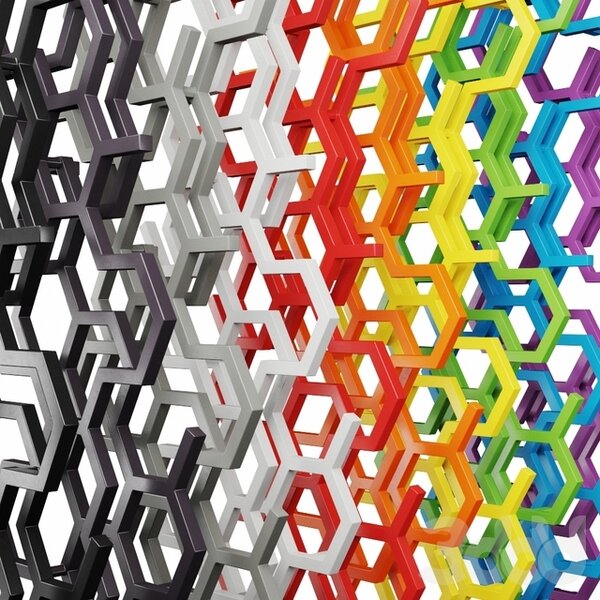 DK Terma Hex 821x486 vodný radiátor Bright Copper ZX