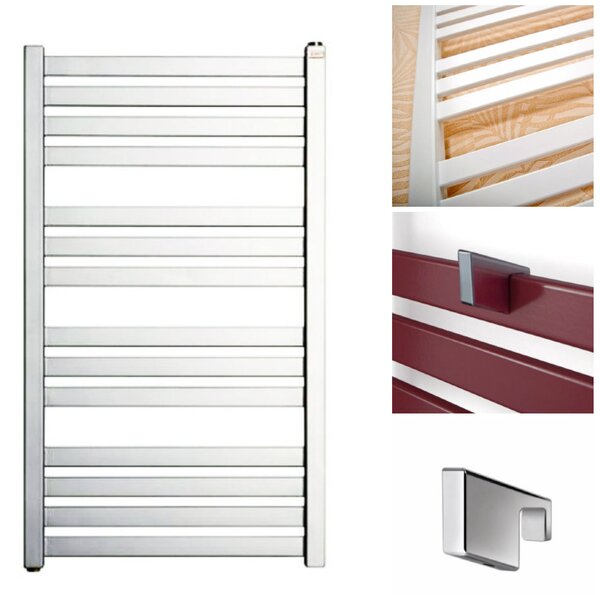 Terma Marlin 1185x530 kombinovaný radiátor Metallic Grey Z8