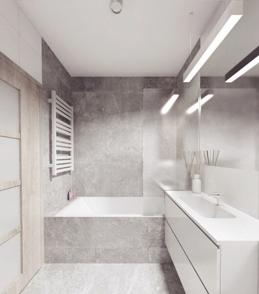 Terma Marlin 1185x530 kombinovaný radiátor Metallic Grey Z8
