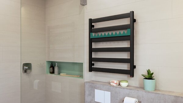 Terma Vivo 1630x600 vodný/elektrický radiátor RAL9016 SX