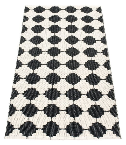 Čierno-biely vnútorný a vonkajší behúň 70x150 cm Marre Black Coral – Pappelina