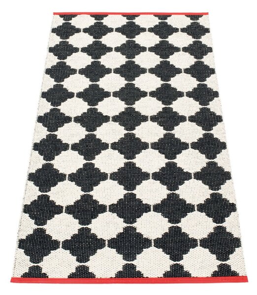 Čierno-biely vnútorný a vonkajší behúň 70x150 cm Marre Black Coral – Pappelina