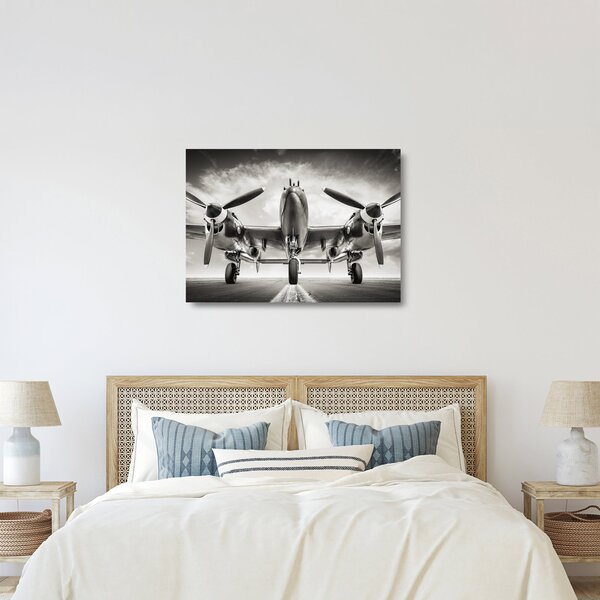 Sklenený obraz - Warbird (70x50 cm)