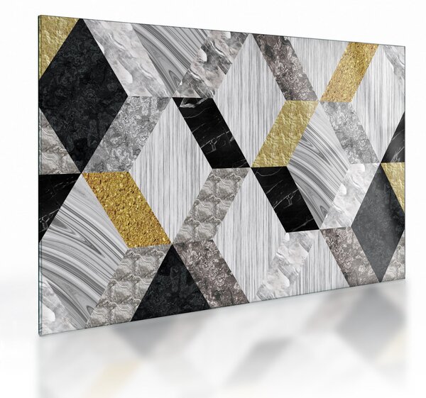 Sklenený obraz - Textúrovaný dekor (70x50 cm)