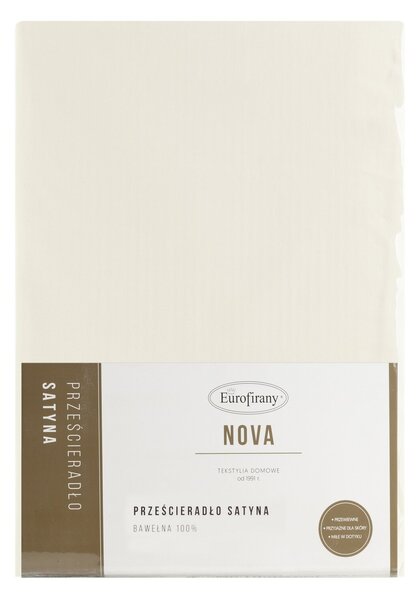 MAKOSATÉNOVÉ PRESTIERADLO NOVA 160X210 CM KRÉMOVÉ