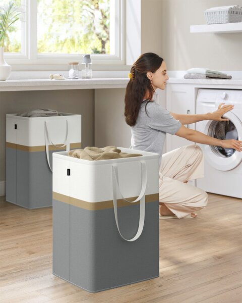 Set dvoch košov na bielizeň 2x110L LCB210G01