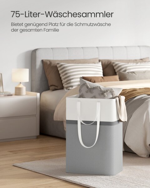 Set dvoch košov na bielizeň 2x75L LCB208G02