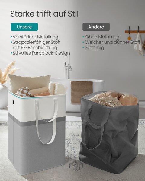 Set dvoch košov na bielizeň 2x110L LCB210G02