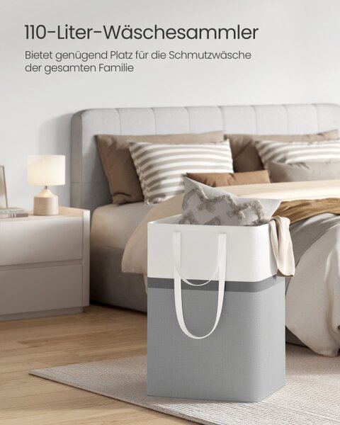 Set dvoch košov na bielizeň 2x110L LCB210G02