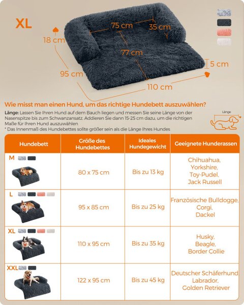 Plyšový pelech XL PGW223G02