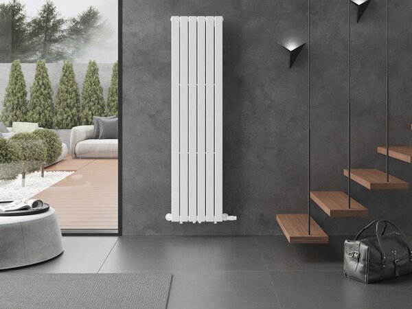 Mexen Boston dekoratívny radiátor 1800 x 452 mm, 888 W, biely - W213-1800-452-00-20