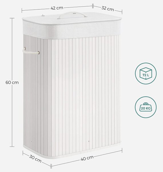 Kôš na prádlo 72l LCB010W01