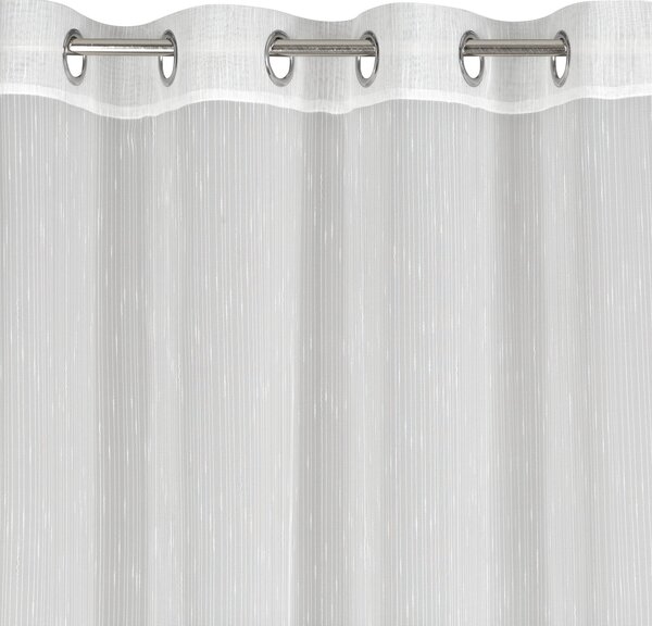 ZÁCLONA NA KRÚŽKOCH PILAR 350X250 CM BIELA