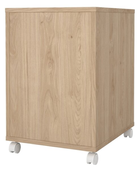 Skrinka v dekore duba v bielo-prírodnej farbe 41x61 cm Sign – Tvilum