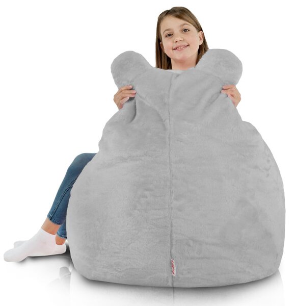 Kreslo pre deti Teddy Yeti sivé